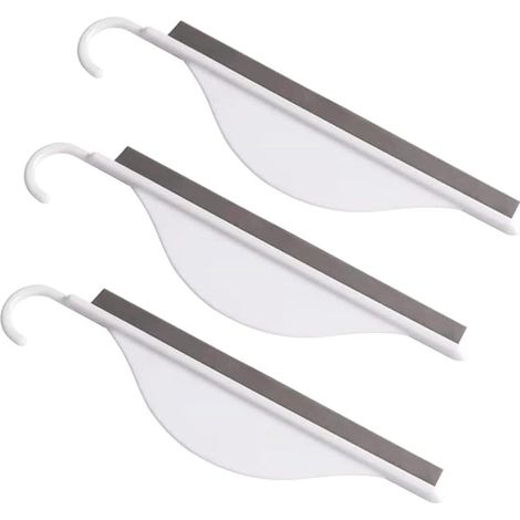 Raclette de douche, raclette de salle de bain, lot de 3 raclettes en silicone, raclette pour miroir de douche, raclettes de salle de bain en verre, raclette en silicone sans perçage (1/5)