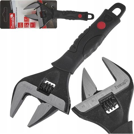 Llave inglesa ancha ajustable de 6" 34 mm CrV (6/72) (1/5)