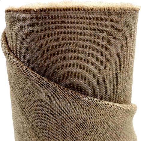 Roll of Natural Burlap 160cm Wide 200g/m² for Outdoor Plant Decoration (1/5)