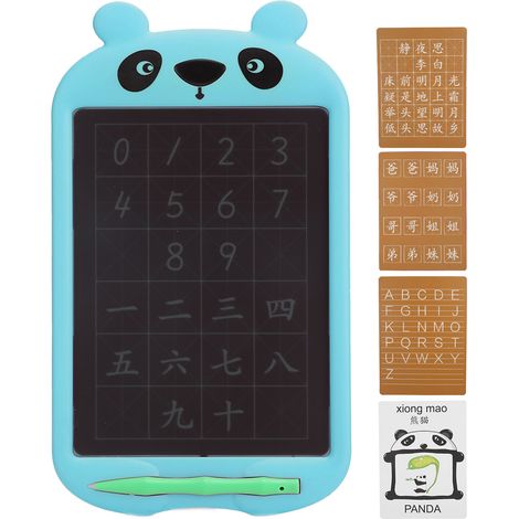 10-Zoll-Elektronik-Schreibtafel für Kinder – Blaues, monochrom-LCD-Schreib- und Zeichenbrett (1/5)