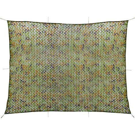 Filet de camouflage avec sac de rangement 2x4 m Vert