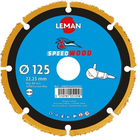 DISQUE A TRONCONNER HM D230X22.23 BOIS - SPEED.WOOD230 - LEMAN