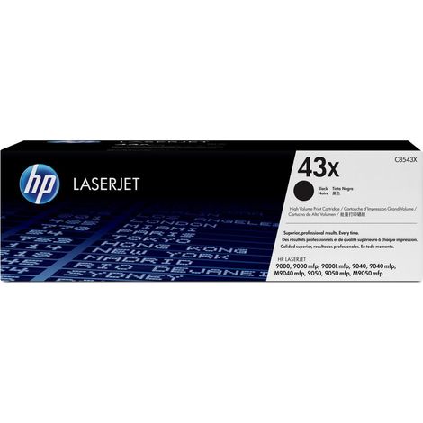 HP 43X High Yield Black Original LaserJet Toner Cartridge cartuccia toner 1 pz (1/4)