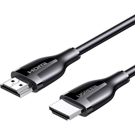 Câble HDMI 4K 1,5 m - Noir - Compatible TV, moniteurs, projecteurs et consoles (1/5)