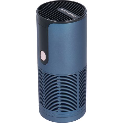 Purificateur d'air portable 10 millions d'ions négatifs, nettoyeur d'air à 3 vitesses pour maison et voiture, charge USB, bleu (1/5)