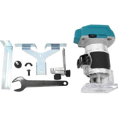 Makita 18V/20V Akku-Oberfräse mit bürstenlosem Motor, einstellbar, zum Gravieren und Oberflächenbearbeiten von Holz