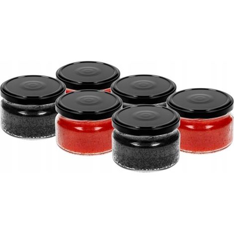 Pots de confiture avec couvercles, lot de 6, 200 ml (1/5)