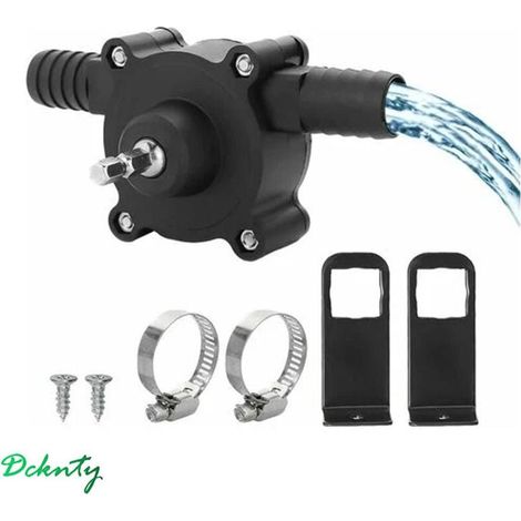 Kaelt - Pompe de perceuse électrique, pompe à eau mini pompe de perceuse électrique à main pompe auto-amorçante portable pompe de perceuse ménage petite pompe à eau pour la maison jardin, 6. 35Mm (1/4)