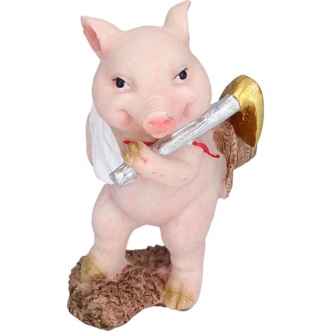 Ces sculptures d'animaux sont adorables, finement travaillées et d'un réalisme saisissant. Ces mignonnes sculptures de cochons pour le jardin sont parfaites pour décorer un jardin, offrir en cadeau ou (1/5)