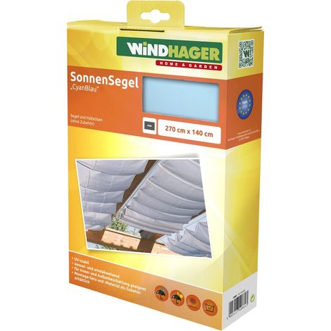Voile d'ombrage Coulissante sur Câbles, Voile Pare-Soleil pour la Technique de Tension de Corde, Voile de Protection Solaire Idéale pour Pergola Ou Véranda, 2, 7 x 1, 4 m, Bleu foncé, 10881 (1/5)