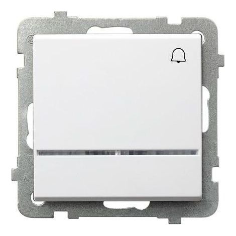 Interrupteur Ospel sonata dzwonek 10AX 250V rétroéclairage orange (1/2)