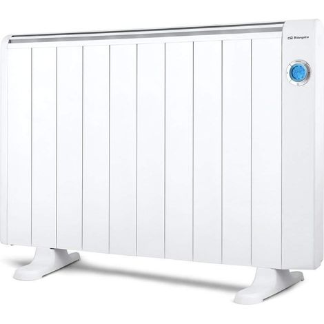 Emisor térmico Seco 1800W 10 ORBEGOZO RRE1810 Pantalla LCD Blanco (1/5)
