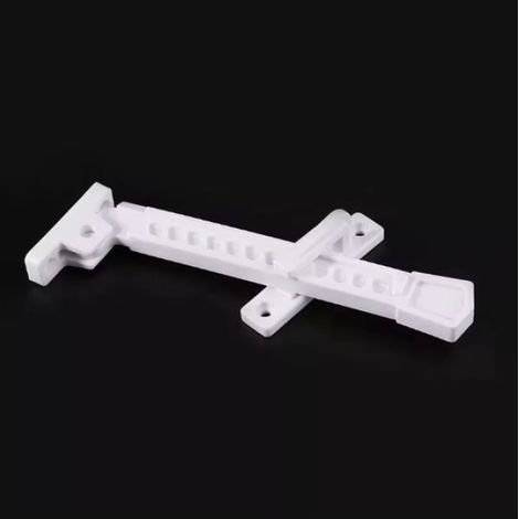 Verrou de sécurité pour fenêtre, couleur blanche, pour installation à domicile et usage quotidien.-AquaForge (1/2)