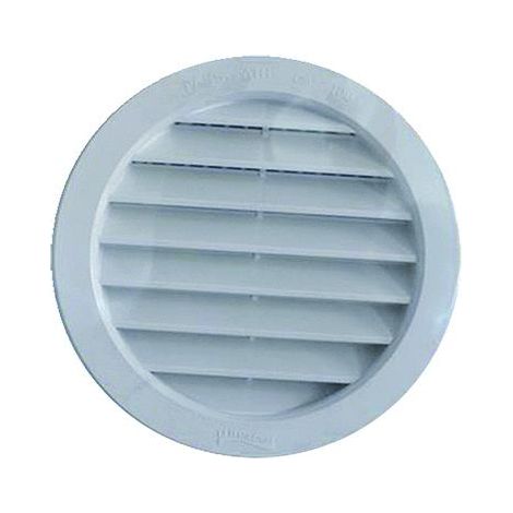 GRIGLIA AERAZIONE ABS DA INCASSO C/RETE T12RB Ø150MM
