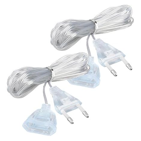 Transparent Electric Wire Extension Cord, 3 m (1/5)