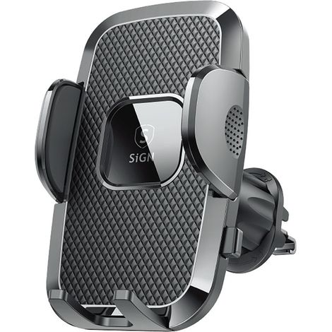 Support de téléphone portable SiGN pour grille d'aération - Noir