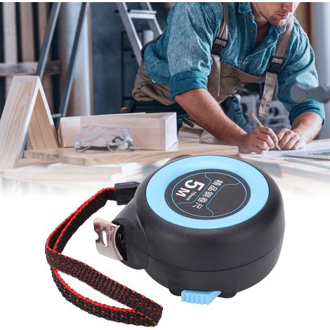 Ruban à Mesurer 5m avec Verrouillage Précision, 19mm Largeur pour Menuiserie et Charpente (1/5)