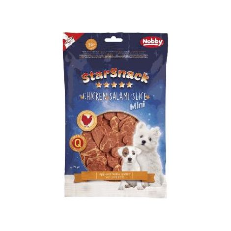 Nobby StarSnack MINI Chicken Salami Slice 70g 70g Katzenleckerlis