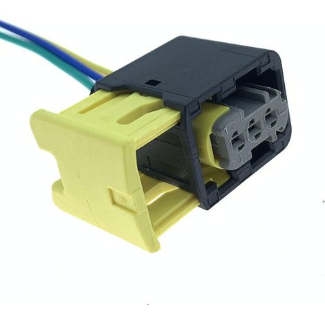 1-1703843-1/1-1418448-1 is suitable for Auman GTL solenoid valves/Tianlong flagship pneumatic sockets with 3 wires. (1/4)