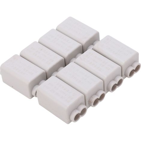 Connecteur de fil T Type 8 pièces, bloc de jonction à vis 400V 60A ZK-1306, kit de sertissage électrique pour câblage domestique et industriel (1/5)