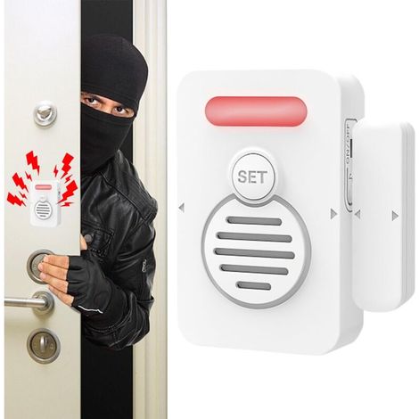 Porte d'alarme de réfrigérateur ouverte - Capteur de congélateur avec rappel vocal Petit dispositif de sécurité pour maison, magasin, école, magasin, sécurité réfrigérateur, (1/5)