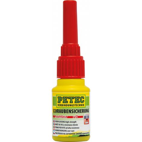 PETEC Schraubensicherung Hochfest rot, 10g (1/3)