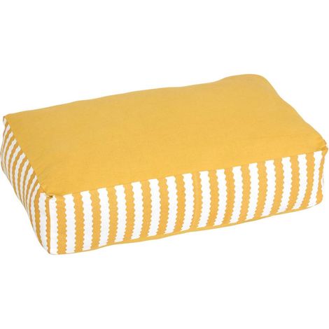 Coussin de sol d'extérieur Poolside 40x60x15cm jaune - Atmosphera créateur d'intérieur
