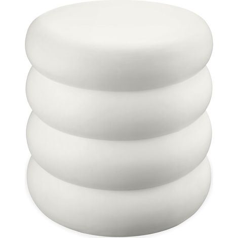 Table d'appoint ronde Adina, pour l'intérieur et l'extérieur 45 x 46 cm - (1/5)