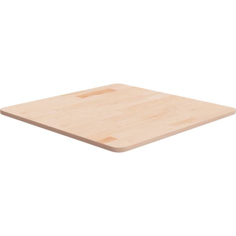 Tischplatte Quadratisch 60x60x1,5 cm Eichenholz Unbehandelt