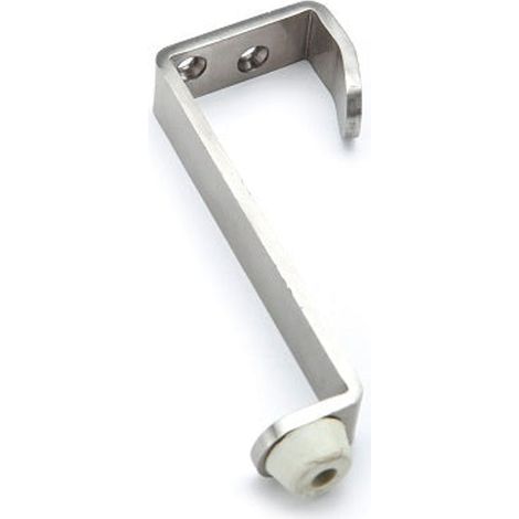 Percha Tope Puerta Inox 304 Cabinas Fenólicas (1/2)