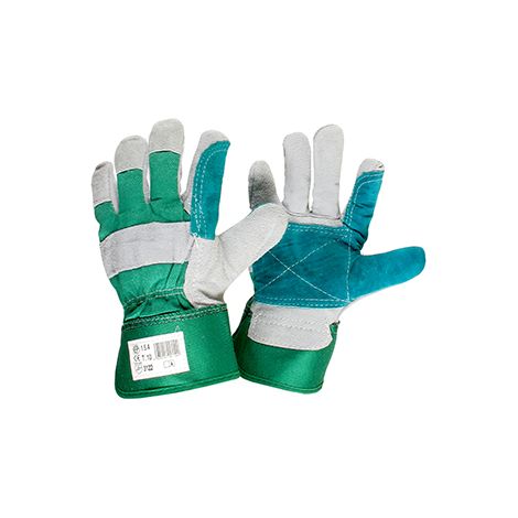 Paar Handhabungshandschuhe aus Rindsleder, Baumwollgefüttert, Größe 10/l. CE-Norm EN420 und EN388 - 3133x.