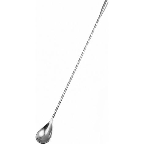 Cuillère à Cocktail Bar Longue Acier Inoxydable Long Drink  Accessoire de Bar, Manche Torsadé pour Mélange Rapide, Idéal pour la Maison, Lavable au Lave-Vaisselle (1/5)