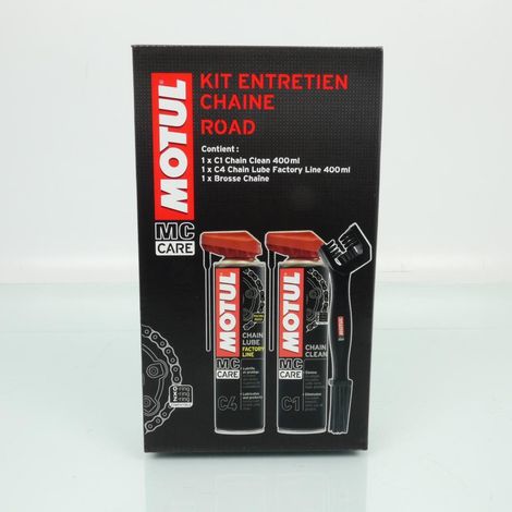 Kit entretien chaîne de transmission Motul MC Care Road pour moto (1/3)