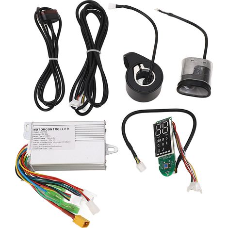 36V 350W Kit de Contrôleur pour Trottinette Électrique MO MAX, Pièces avec Carte Circuit et Accélérateur à Pouce