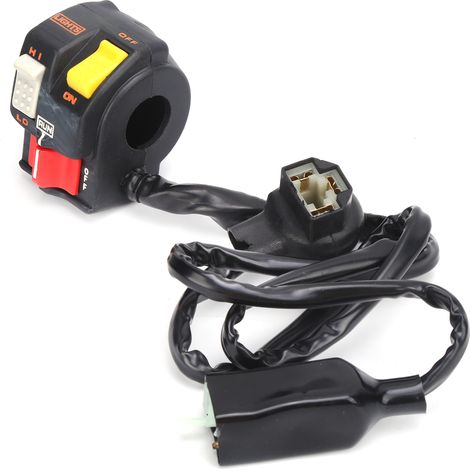 Ensemble de commutateur de guidon de moto, bouton de démarrage L/H, remplacement pour Honda TRX250R (1/5)