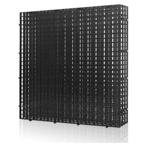 4 pièces grilles en Plastique pour Aquarium - 30 x 30 cm - Séparateurs pour Aquarium - pour Filtration et Protection du Fond -Noir - sans Accessoires (1/5)