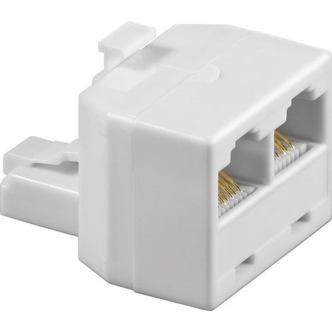 Adattatore RJ45 Maschio A 2 Femmina 8P8C