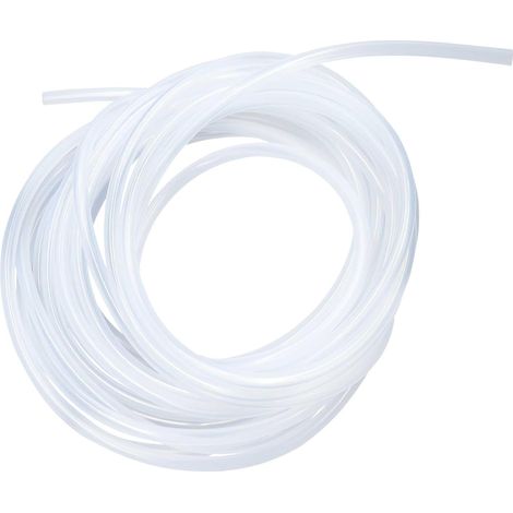 Tuyau en silicone de qualité alimentaire 4 mm x 6 mm x 8 m (DI x DE) x 8 m, tuyaux flexibles en caoutchouc de silicone pour eau et air - Transparent (1/5)