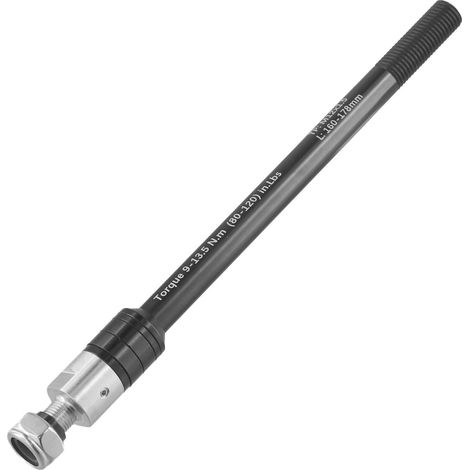 Adaptateur d'essieu traversant pour remorque de vélo, broche d'arbre d'entraînement usiné CNC, axe de fourche avant de vélo P1.0 160-178 mm/P1.5 160-178 mm/P1.75 160-178 mm, arbre convertisseur (1/5)