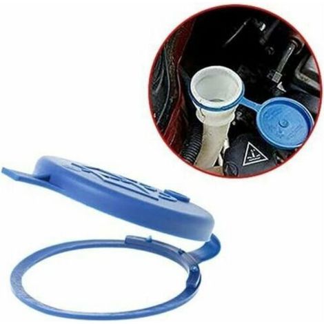 Bouchon Reservoir Lave-glace - Compatible Peugeot 206 207 306 C4 - Etanche - Bleu - 1 Piece (1/4)