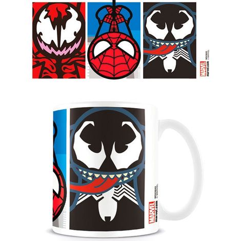Taza kawaii de Marvel Spider Man Venom