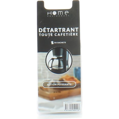 Détartrant en poudre , 6 sachets de 25grs pour Cafetières et Machines à expresso A95011 pour Cafetière - Expresso broyeur