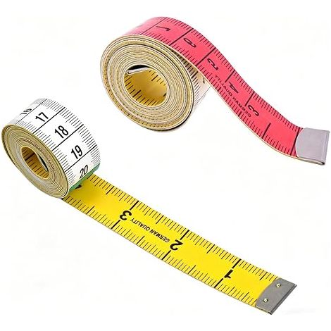 Mètre Ruban Couture, Souple PU Mètre Ruban Corps 150cm,Ruban Couturière avec Double Échelle,Accessoire de Mesure pour Couture (1/5)