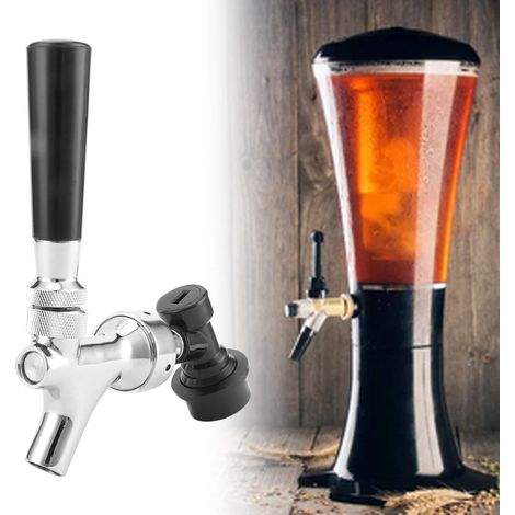 Robinet de fût de bière en acier inoxydable avec déconnexion à bille pour accessoire de brassage (1/5)