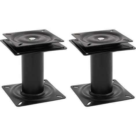 Bootssitz-Podeste 2 Stk. 360° Drehbar Stahl