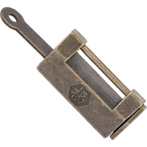 Cadenas chinois vintage style rétro antique avec clé pour tiroir de boîte à bijoux (petit) (1/5)