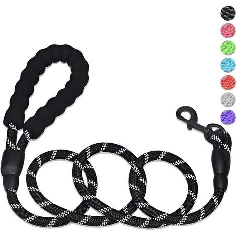 Corde de traction pour chien Rope (Noir)-