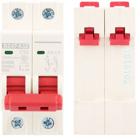 Miniatur-Photovoltaik-Leistungsschalter DC DZ47-63Z-2P 10A (1/5)