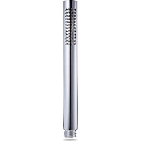 Pommeau de Douche 1 Jet Douche Douchette à économie d'eau Haute Pression Douchette à Main Laiton Chromé (1/5)