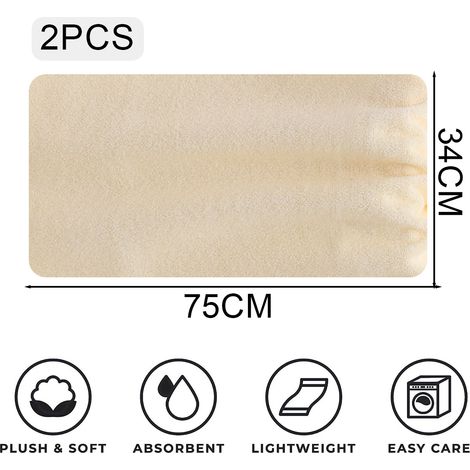 1 Serviette de bain, Coton, Ultra douce, Très absorbante, Séchage rapide, Salle de bain, Cuisine, Sport (1/5)